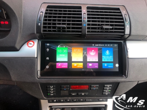Instalación sistema multimedia Android 10,25" en BMW X5 E53