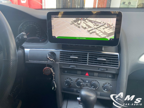 Audi A6 4f 2006 pantalla 10,25" android, carplay, camara, fibra optica