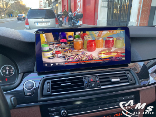 BMW 5 F10 2014 NBT Pantalla 12,3" IPS HD Android, carplay, cámara visión trasera, usb, wifi,gps