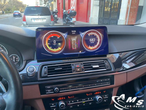 BMW 5 F10 2014 NBT Pantalla 12,3" IPS HD Android, carplay, cámara visión trasera, usb, wifi,gps