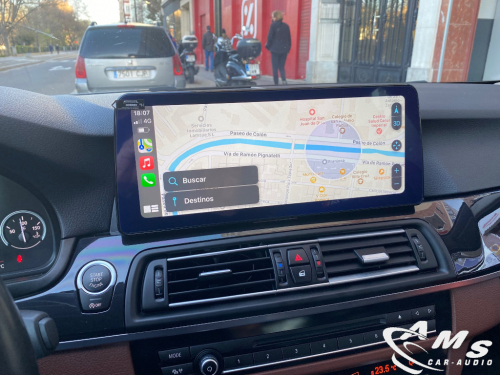BMW 5 F10 2014 NBT Pantalla 12,3" IPS HD Android, carplay, cámara visión trasera, usb, wifi,gps