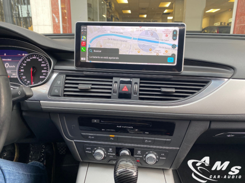 Audi A6 2016 pantalla 10,25" Android, carplay, camara, usb, wifi