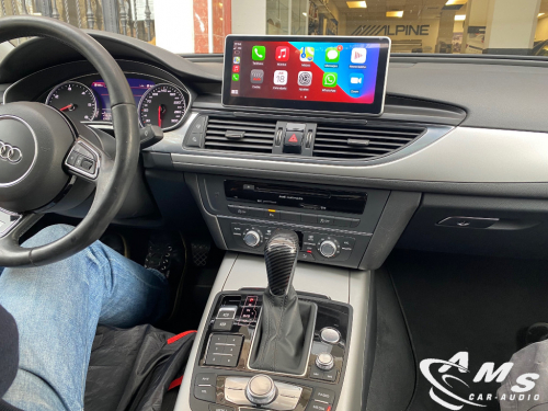 Audi A6 2016 pantalla 10,25" Android, carplay, camara, usb, wifi