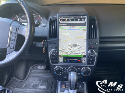 Land Rover Freelander II Pantalla vertical tipo Tesla android carplay 13,6"