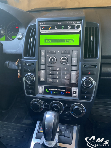 Land Rover Freelander II Pantalla vertical tipo Tesla android carplay 13,6"