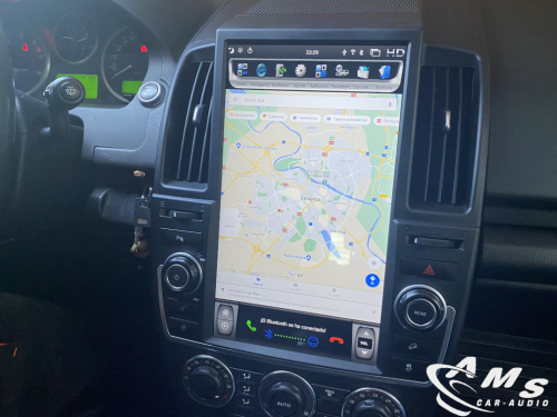 Land Rover Freelander II Pantalla vertical tipo Tesla android carplay 13,6"