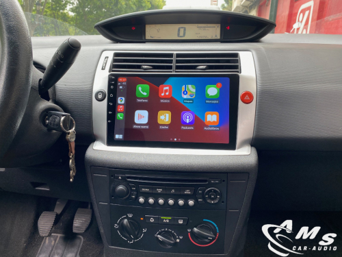 Instalación pantalla multimedia 9" con CarPlay en Citröen C4