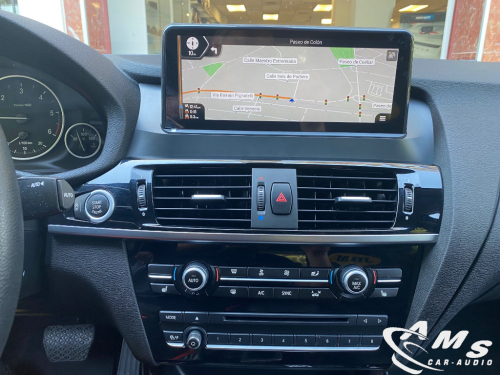 BMW X4 2017 Pantalla 10,25" IPS Alta definición Android, carplay, entrada cámara trasera, wifi, bluetooth, gps