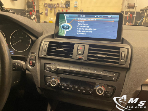 BMW 1 F20 2013 Pantalla 10,25" Android, carplay, gps, usb, wifi, bluetooth, cámara