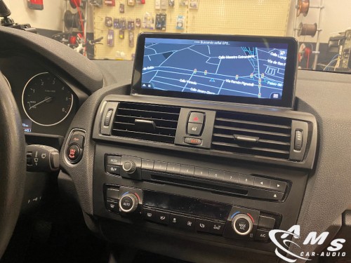BMW 1 F20 2013 Pantalla 10,25" Android, carplay, gps, usb, wifi, bluetooth, cámara