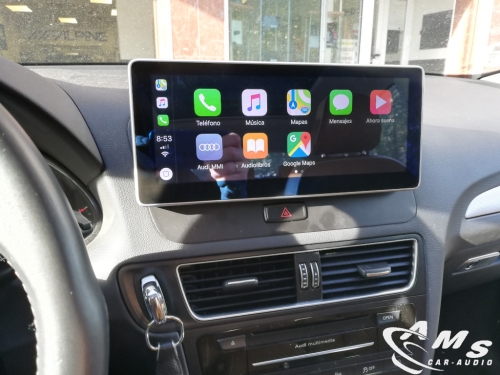 Instalación sistema multimeda 10,25" en Audi Q5 de 2015