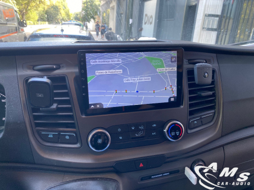 Ford Transit Autocaravana 2020 Pantalla 9" android, carplay, cámara, wifi, bluetooth, gps