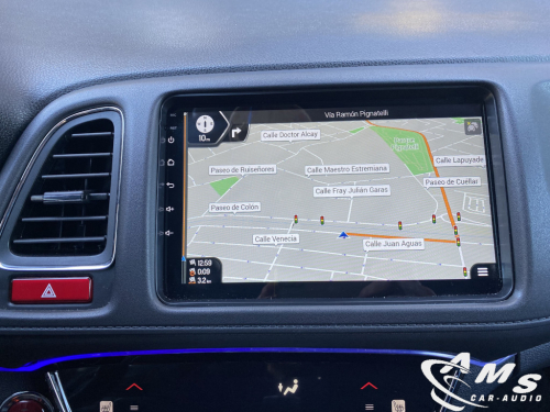 Honda HRV 2018 Pantalla 9" android + insonorización + audio
