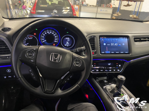 Honda HRV 2018 Pantalla 9" android + insonorización + audio