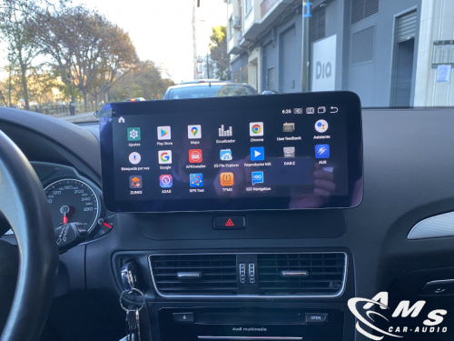 Audi Q5 8R MMI 2016 Pantalla 12,3" android, carplay, cámara, gps