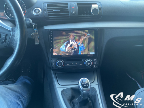 BMW 1 E87 2008 Pantalla 9" android, carplay, wifi, cámara, gps