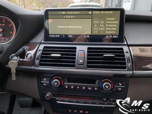 BMW X5 E70 2008 Pantalla 10,25" IPS alta definición, Android, carplay, cámara, gps, wifi, bluetooth