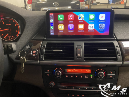 BMW X5 E70 2008 Pantalla 10,25" IPS alta definición, Android, carplay, cámara, gps, wifi, bluetooth