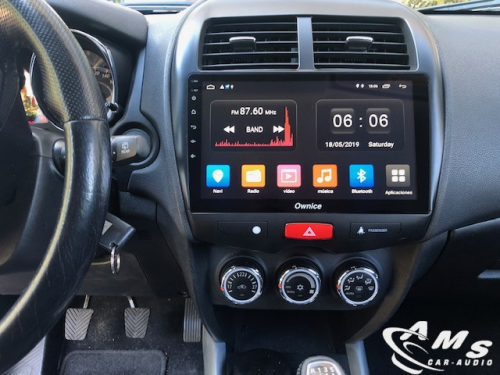 Citroen C4 Aircross 2014 Pantalla 10" Android, usb, wifi, gps, carplay