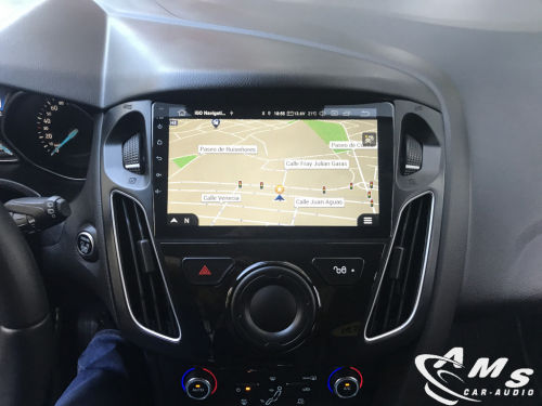 Ford Focus 2015-2018 Pantalla 9" Android, carplay, usb, wifi, gps, cámara tirador