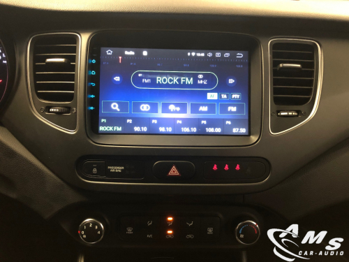 Instalación pantalla 9" con cámara de visión trasera Kia Carens