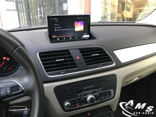 Instalación equipo multimedia pantalla 8" en Audi Q3