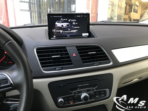 Instalación equipo multimedia pantalla 8" en Audi Q3
