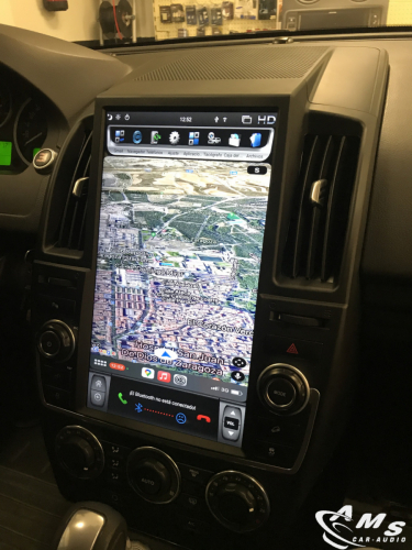 Land Rover Freelander II Pantalla vertical tipo Tesla android carplay 13,6"