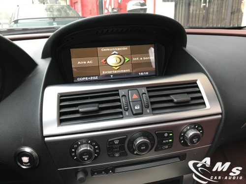 Instalación equipo multimedia 10,25" en Audi A6 Cabrio E64
