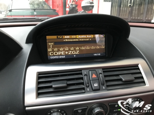 Instalación equipo multimedia 10,25" en Audi A6 Cabrio E64