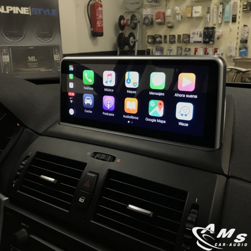 Instalación sistema multimedia Android 10,25" en BMW X3 E83