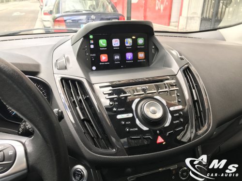 Ford Kuga 2015 Pantalla Android 8", aparcasolo, wifi, gps, carplay, bluetooth