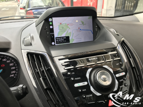 Ford Kuga 2015 Pantalla Android 8", aparcasolo, wifi, gps, carplay, bluetooth
