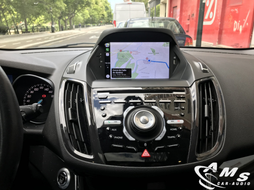 Ford Kuga 2015 Pantalla Android 8", aparcasolo, wifi, gps, carplay, bluetooth