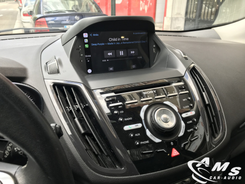 Ford Kuga 2015 Pantalla Android 8", aparcasolo, wifi, gps, carplay, bluetooth