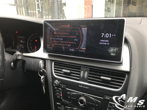 Instalación pantalla 10,25" en Audi A4 B8