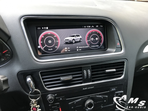Instalación equipo multimedia 8,8" en Audi Q5 de 2011
