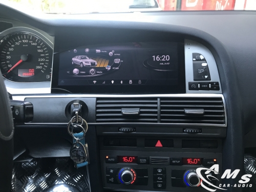 Instalación pantalla multimedia 10,25" en Audi A6