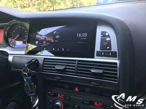 Instalación pantalla multimedia 10,25" en Audi A6