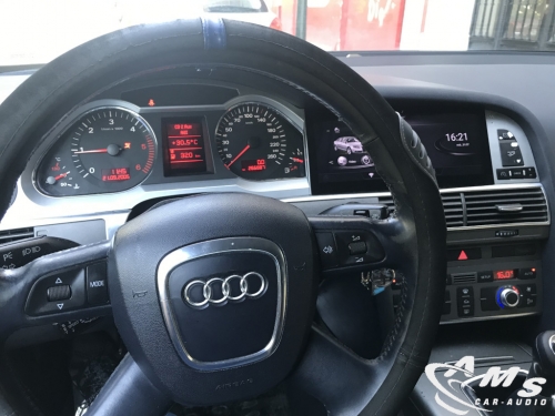 Instalación pantalla multimedia 10,25" en Audi A6