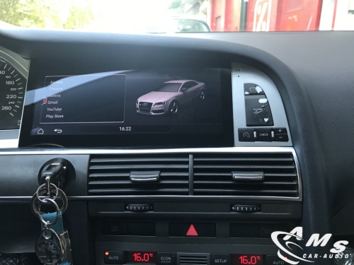 Instalación pantalla multimedia 10,25" en Audi A6