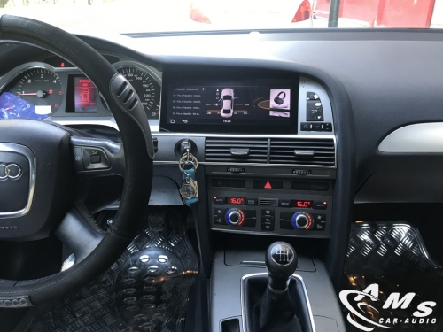 Instalación pantalla multimedia 10,25" en Audi A6